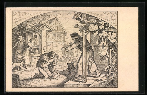 Artist postcard ludwig - postcard,