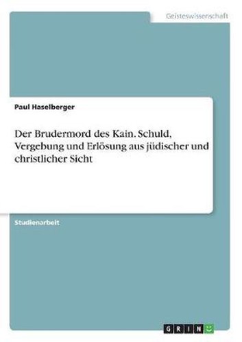 Der brudermord des kain - der,