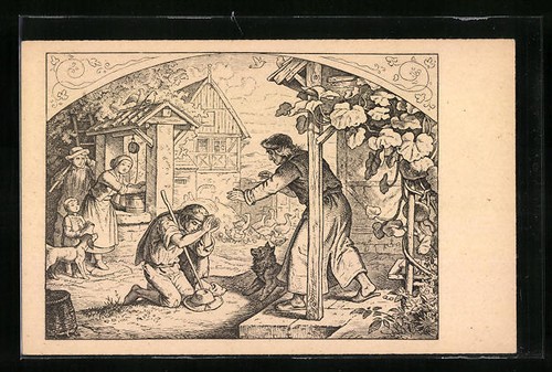Artist postcard ludwig - artist,