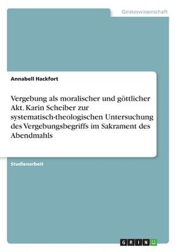 Vergebung als moralischer und