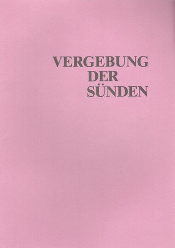 Vergebung der sünden - vergebung,
