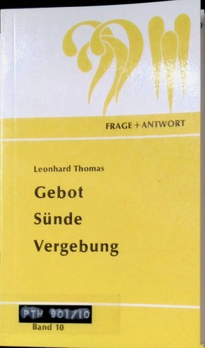 Gebot sünde vergebung - gebot,, sünde,