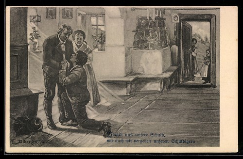 Artist postcard döcker - postcard, e.