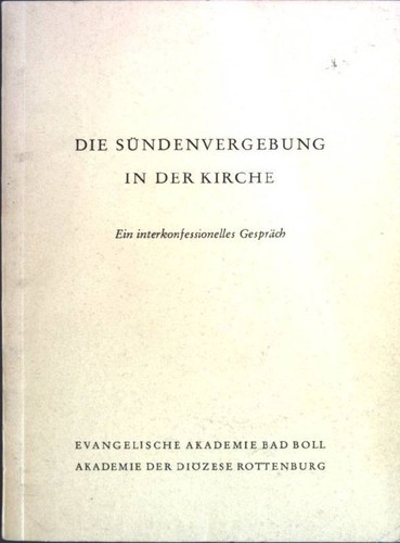 Die sündenvergebung der - in,
