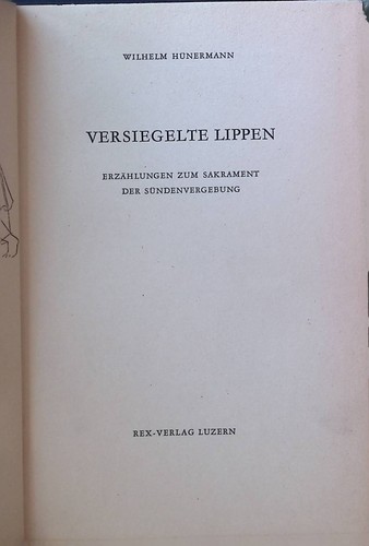 Versiegelte lippen - versiegelte,