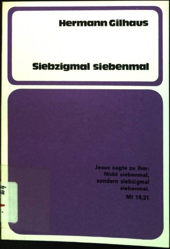 Siebzigmal siebenmal von der - siebzigmal,