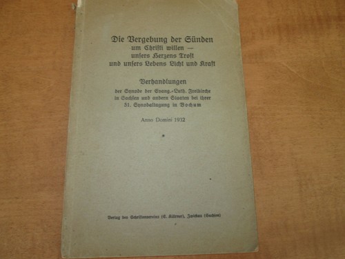 The forgiveness sins - the, of